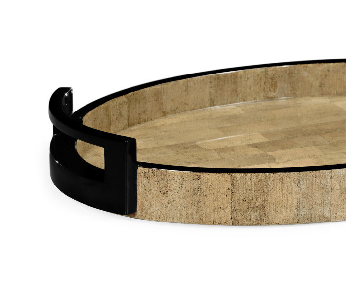 Large Elliptical Tray in Brown Brick Eggshell Large Elliptical Tray in Brown Brick Eggshell