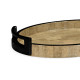 Large Elliptical Tray in Brown Brick Eggshell Large Elliptical Tray in Brown Brick Eggshell