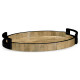Large Elliptical Tray in Brown Brick Eggshell Large Elliptical Tray in Brown Brick Eggshell