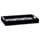 Rectangular Black & Eggshell Tray