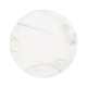 Round Faux White & Grey Marble Wine Table