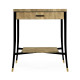 Brown Brick Eggshell End Table with Drawer Brown Brick Eggshell End Table with Drawer