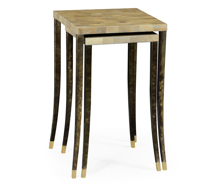 Natural Brick Eggshell Nesting Tables Natural Brick Eggshell Nesting Tables