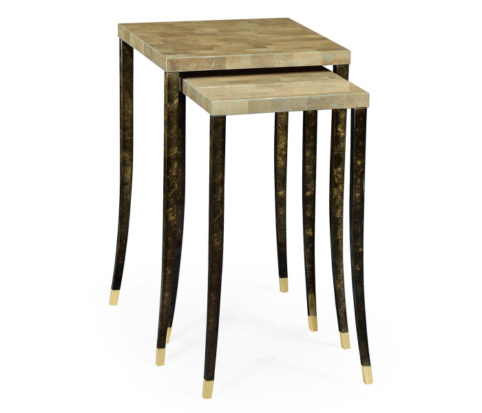 Natural Brick Eggshell Nesting Tables Natural Brick Eggshell Nesting Tables