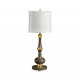 Midnight Snakeskin Eggshell Table Lamp