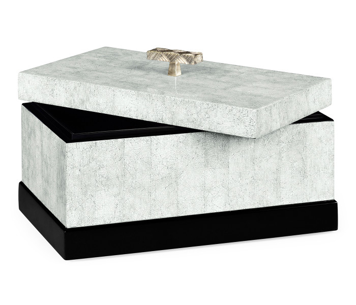 White Smoke Eggshell Rectangular Box White Smoke Eggshell Rectangular Box