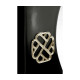 Urban Zen Smoky Black Table Lamp