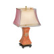 Urban Zen Scarlet Eggshell Table Lamp