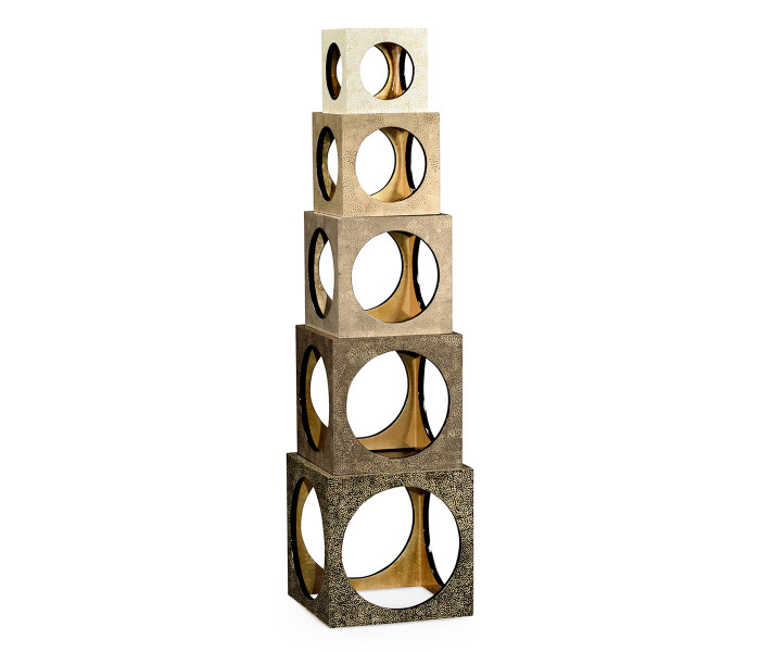 Eggshell Cube Nesting Tables