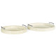 Duo Circular Yellow Eggshell Tray Duo Circular Yellow Eggshell Tray