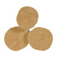 Architectural Coffee Table with Three Multi-Layered Circular Oysters Architectural Coffee Table with Three Multi-Layered Circular Oysters