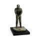 Pair of Dark Antique Bronze Golfer Bookends
