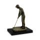 Pair of Dark Antique Bronze Golfer Bookends