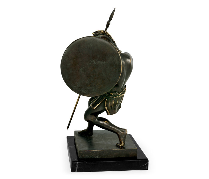 Pair of Dark Bronze Combatant Bookends