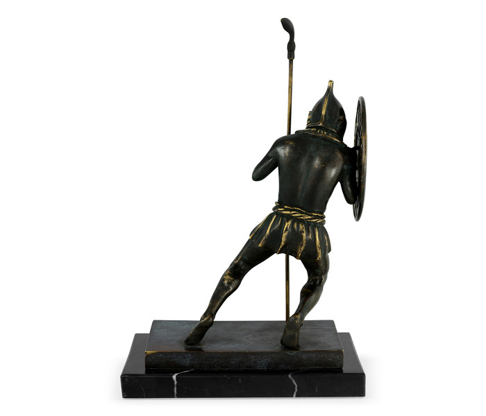 Pair of Dark Bronze Combatant Bookends