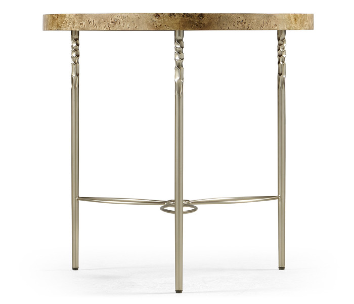 Fulgurite Buckingham Round Side Table