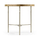 Fulgurite Buckingham Round Side Table