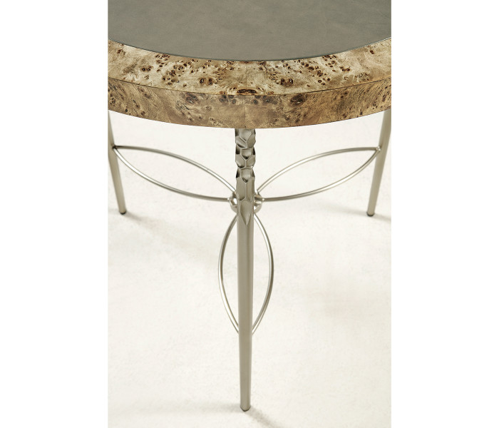 Fulgurite Buckingham Round Side Table