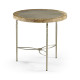 Fulgurite Buckingham Round Side Table