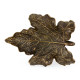 Three Rustic Bronze Leaf Dishes Three Rustic Bronze Leaf Dishes
