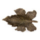 Three Rustic Bronze Leaf Dishes Three Rustic Bronze Leaf Dishes