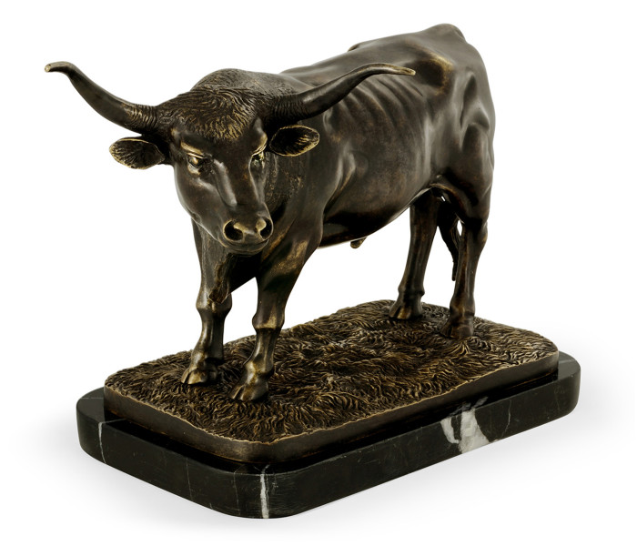 Antique Dark Bronze Longhorn