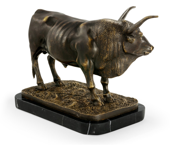Antique Dark Bronze Longhorn