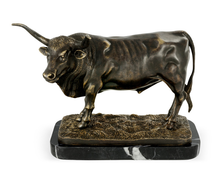 Antique Dark Bronze Longhorn
