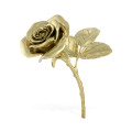 Polished Brass Blooming Rose