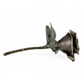 Antique Dark Bronze Blooming Rose