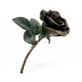 Antique Dark Bronze Blooming Rose