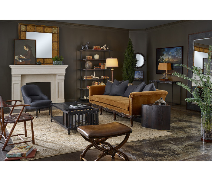 Large Organic Vase in Dark Bronze