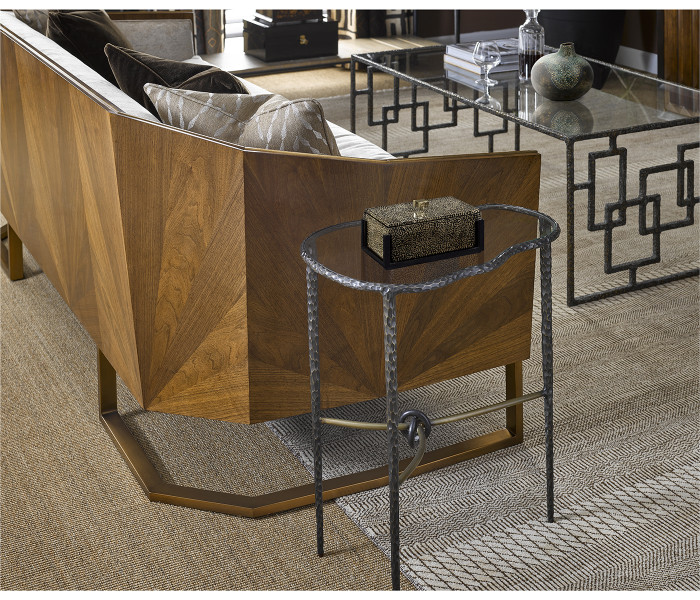 Large Organic Vase in Dark Bronze