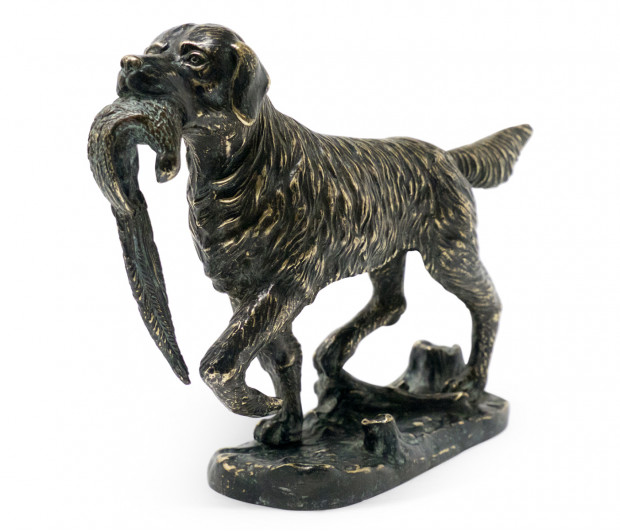 Dark Bronze Golden Retriever Dog