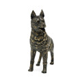 Antique Dark Bronze German Shepherd Dog
