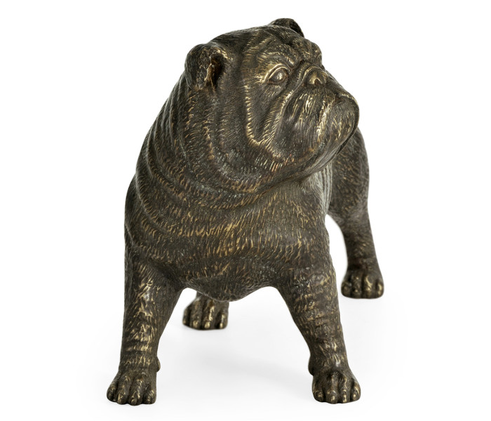 Antique Dark Bronze Bulldog Antique Dark Bronze Bulldog