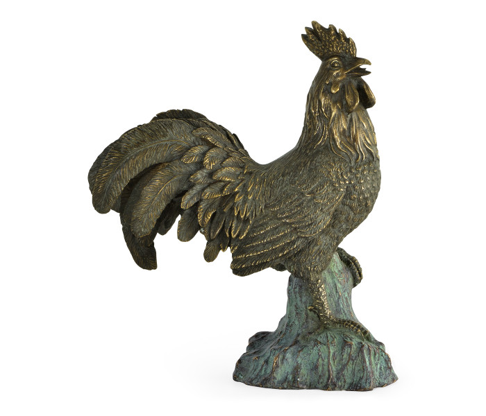 Antique Dark Bronze Rooster Antique Dark Bronze Rooster