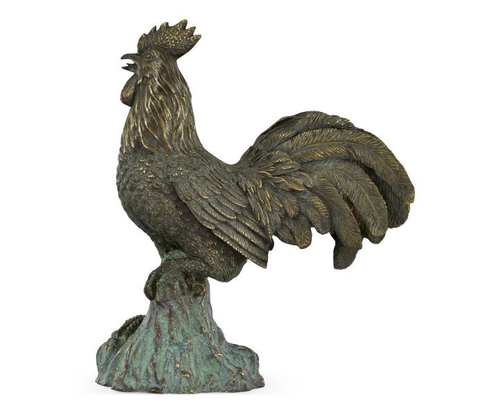 Antique Dark Bronze Rooster Antique Dark Bronze Rooster
