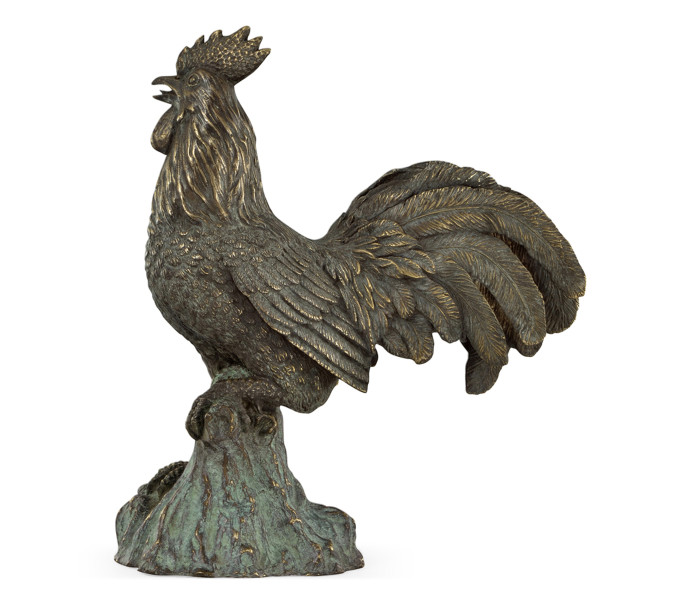 Antique Dark Bronze Rooster Antique Dark Bronze Rooster