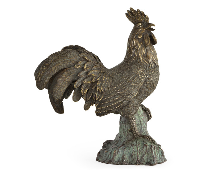 Antique Dark Bronze Rooster Antique Dark Bronze Rooster