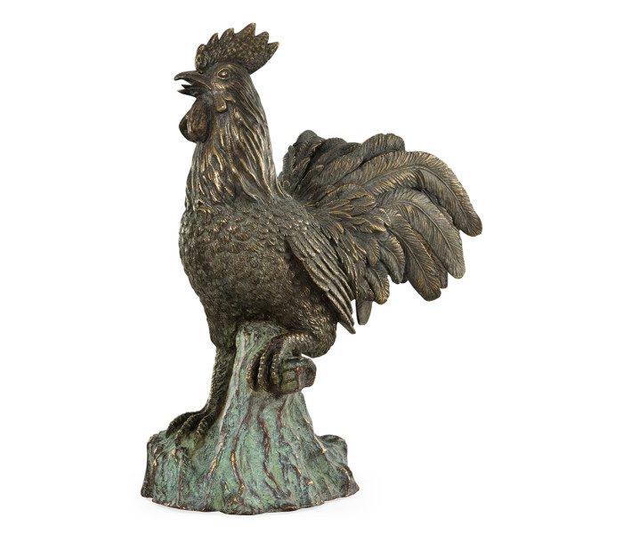 Antique Dark Bronze Rooster Antique Dark Bronze Rooster