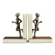 Pair of Antique Dark Bronze Elf Bookends Pair of Antique Dark Bronze Elf Bookends