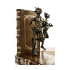 Pair of Antique Dark Bronze Elf Bookends Pair of Antique Dark Bronze Elf Bookends