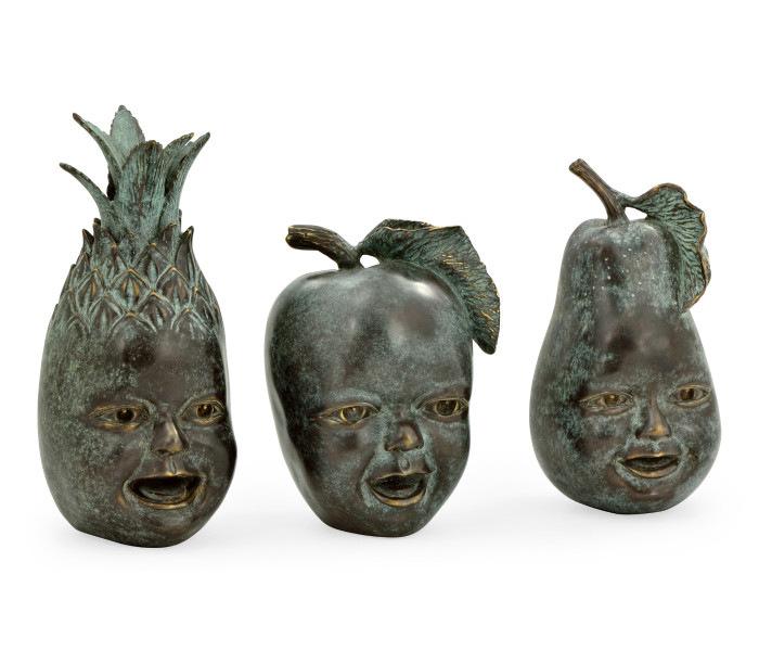 Dark Bronze Fruit & Children'S Faces