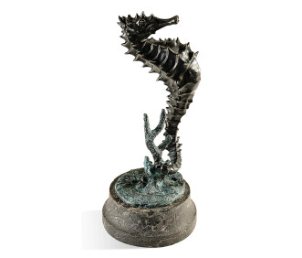 Antique Dark Bronze Seashorse