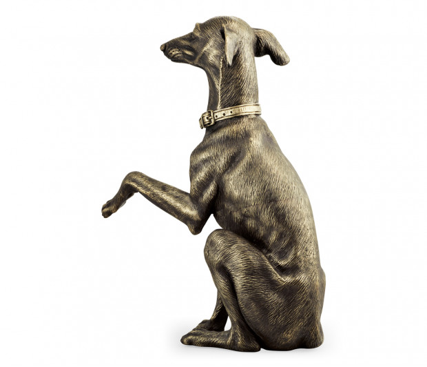Light Brass Whippet Dog