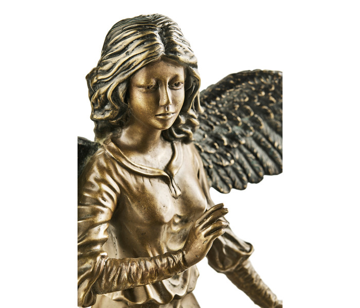 Antique Light Brown Brass Angel Antique Light Brown Brass Angel
