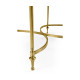 Rectangular Dark Santos & Brass Coffee Table Rectangular Dark Santos & Brass Coffee Table