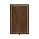 Rectangular Dark Santos & Brass End Table Rectangular Dark Santos & Brass End Table