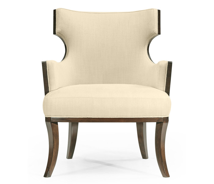 Dark Santos Winged Back Occasional Chair Dark Santos Winged Back Occasional Chair
